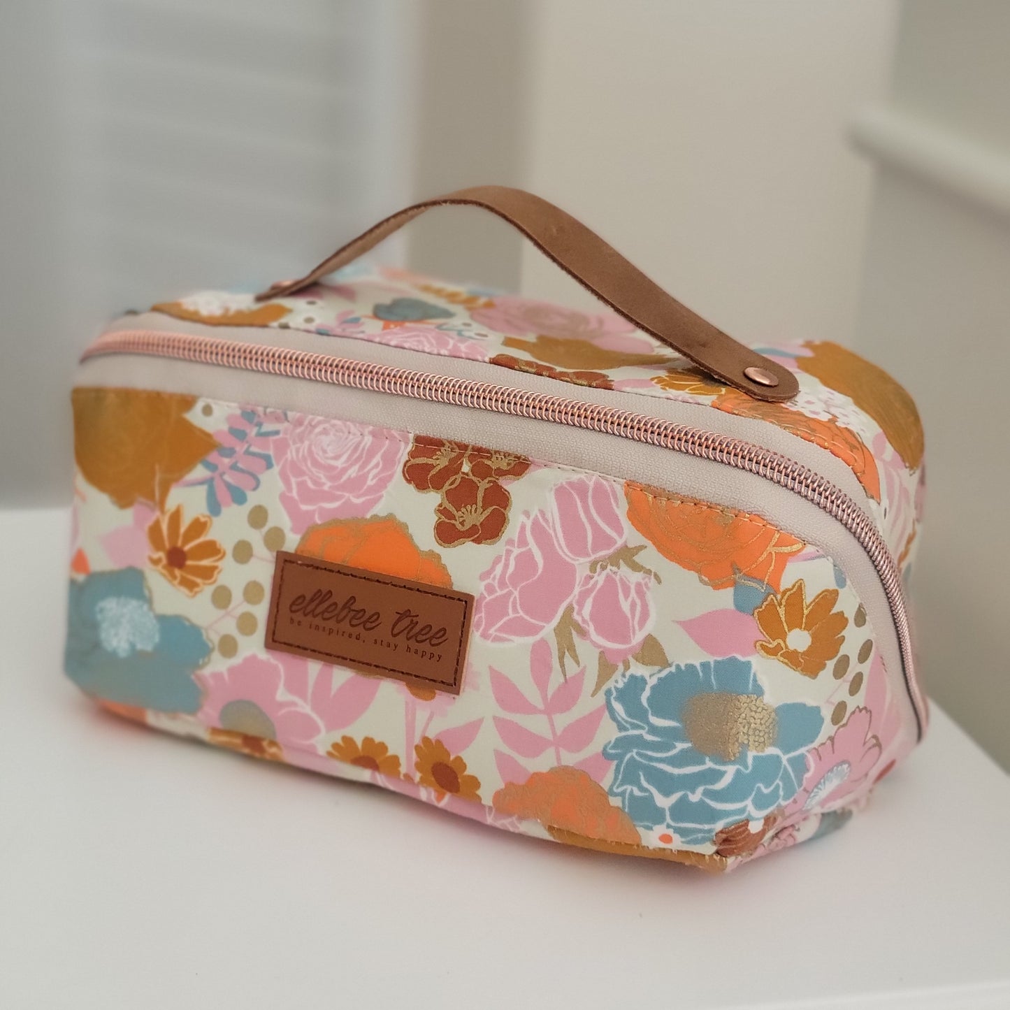 Sunset Florals Prism Pouch
