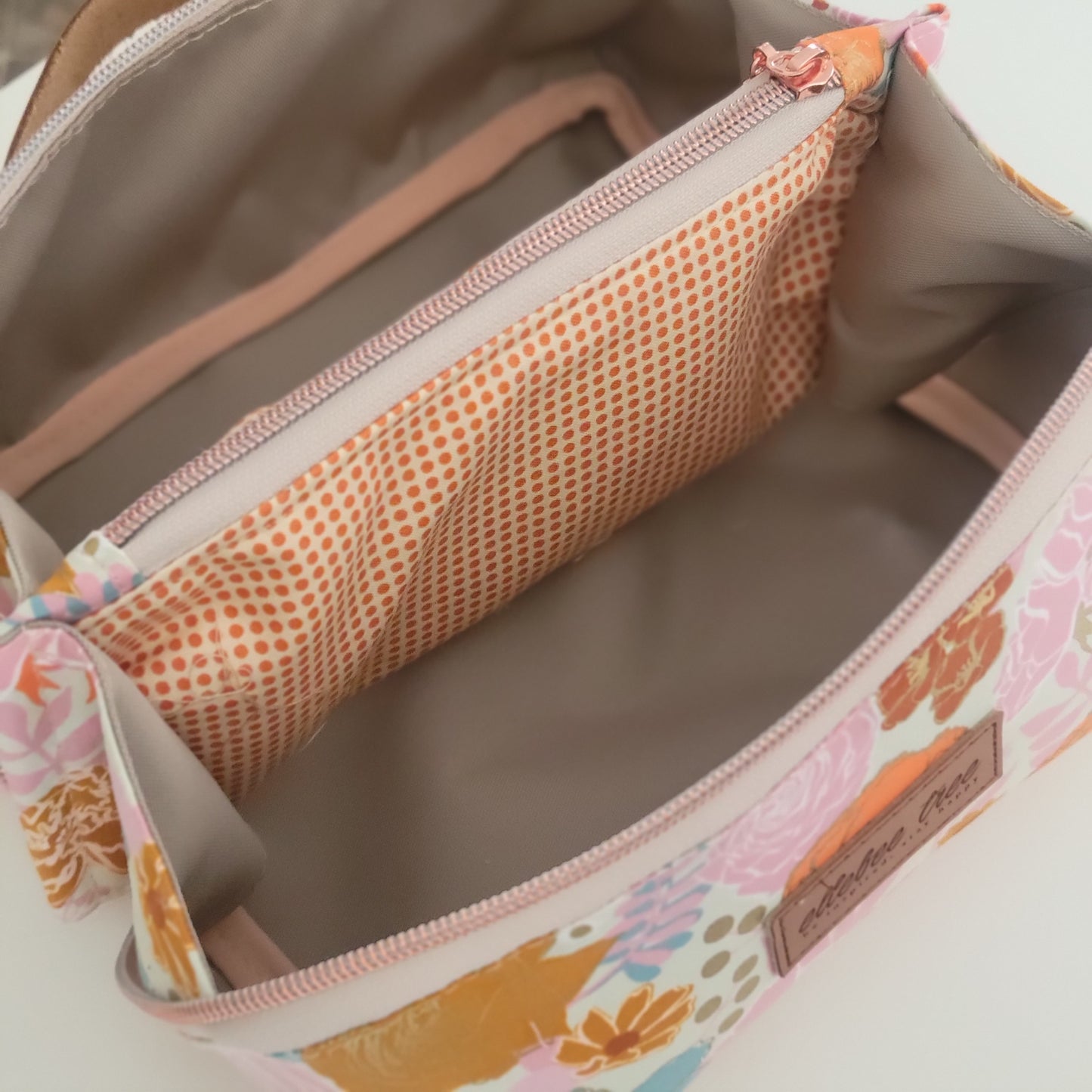 Sunset Florals Prism Pouch