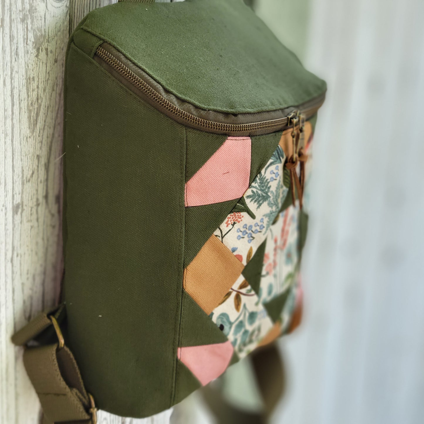 Amalfi Patchwork Maven Minimalist Backpack SAMPLE