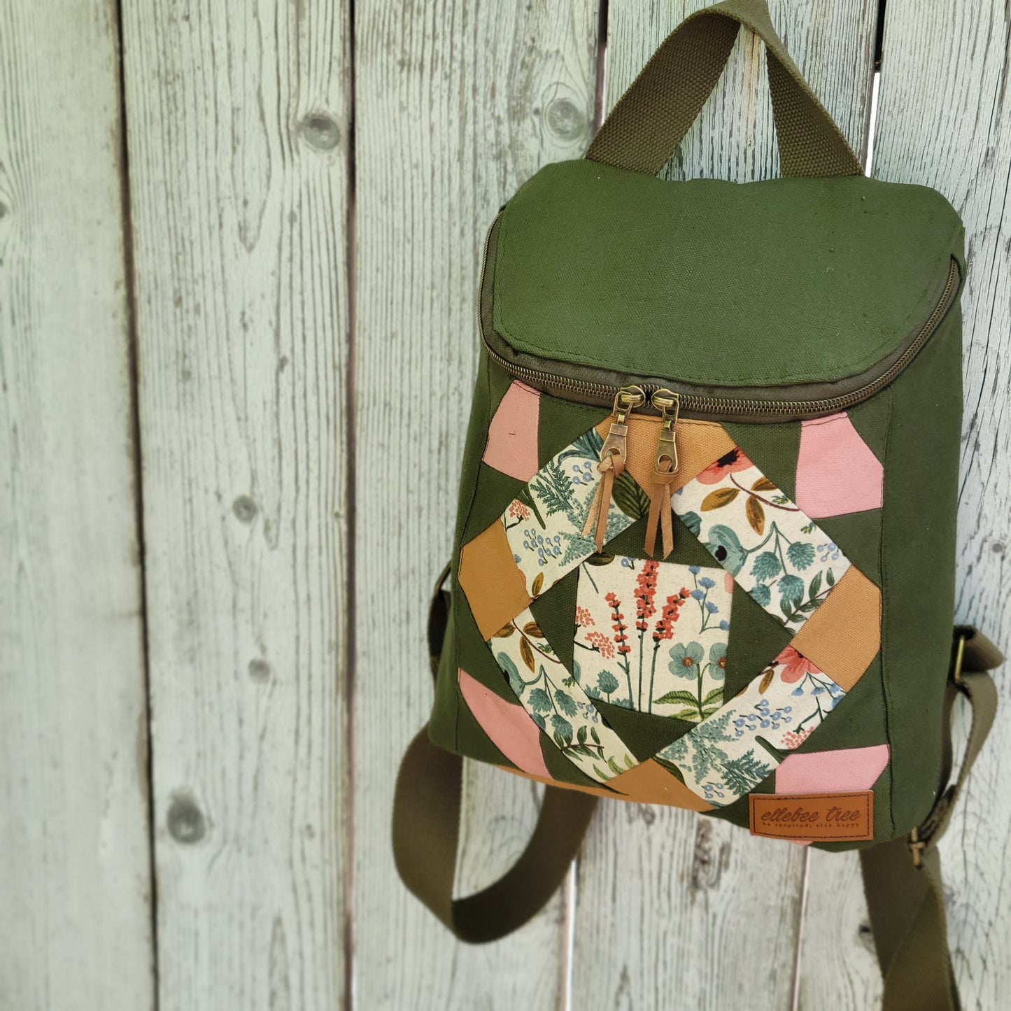 Amalfi Patchwork Maven Minimalist Backpack SAMPLE