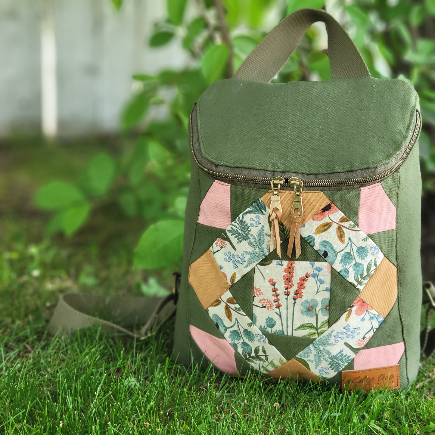 Amalfi Patchwork Maven Minimalist Backpack SAMPLE