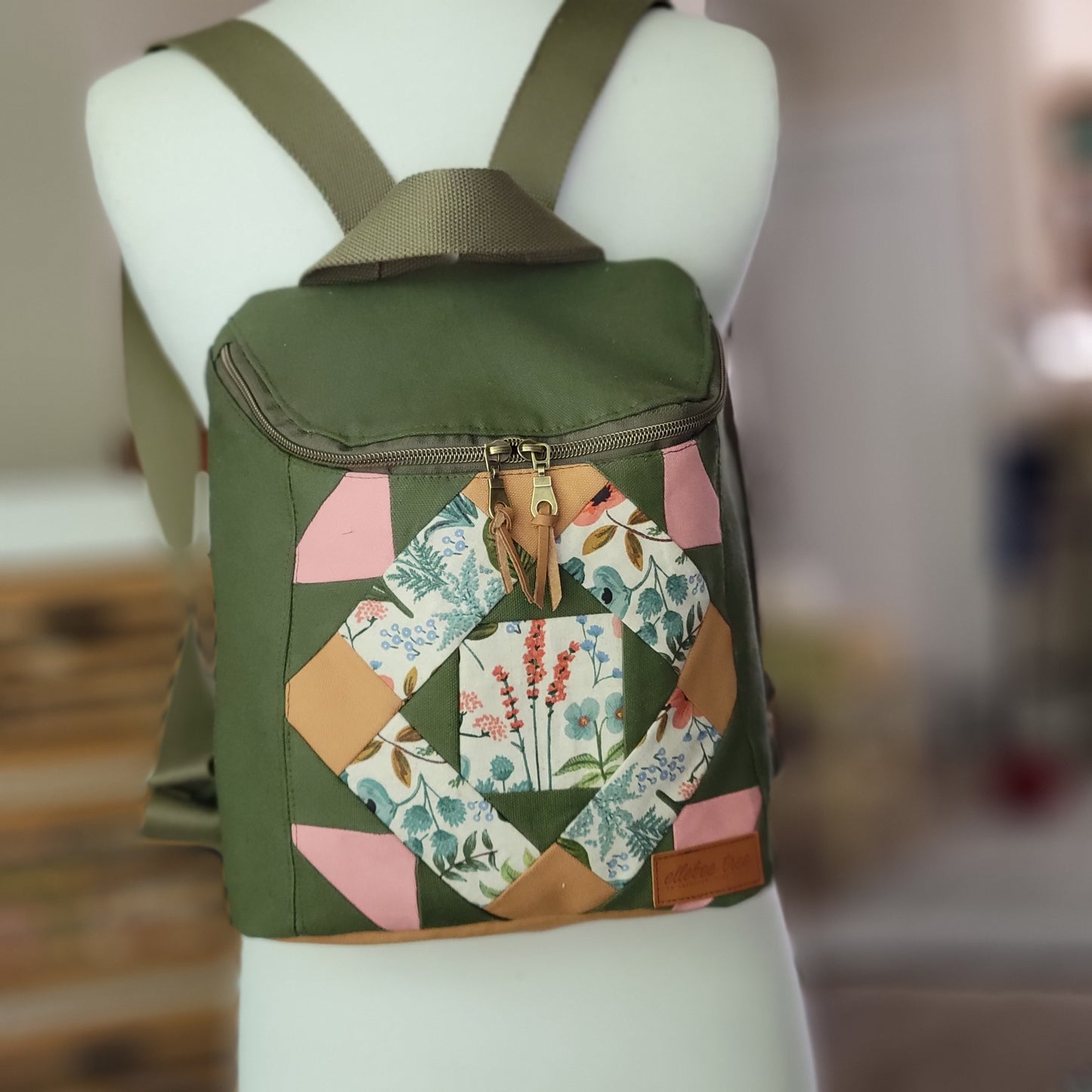 Amalfi Patchwork Maven Minimalist Backpack SAMPLE