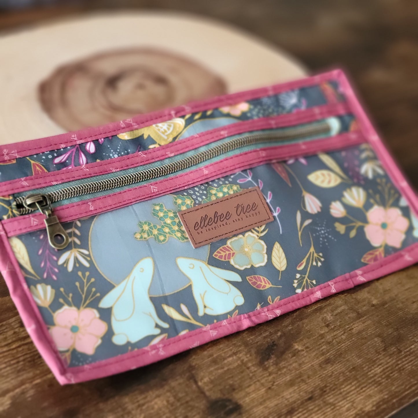 Moon Bunny Peekaboo Pouch