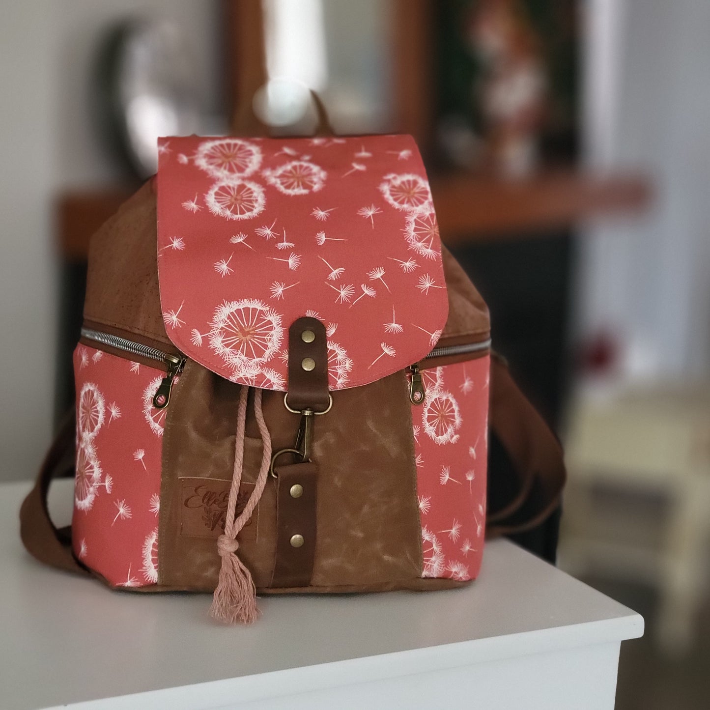 Dandelion Wishes Bee Balm Backpack