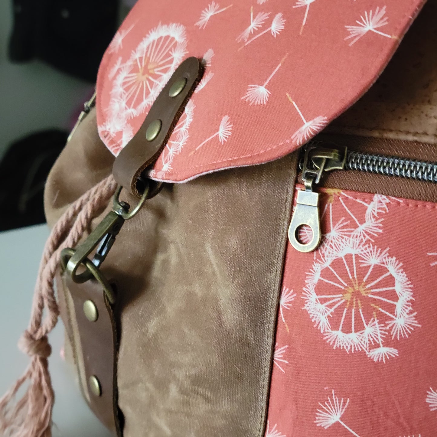 Dandelion Wishes Bee Balm Backpack