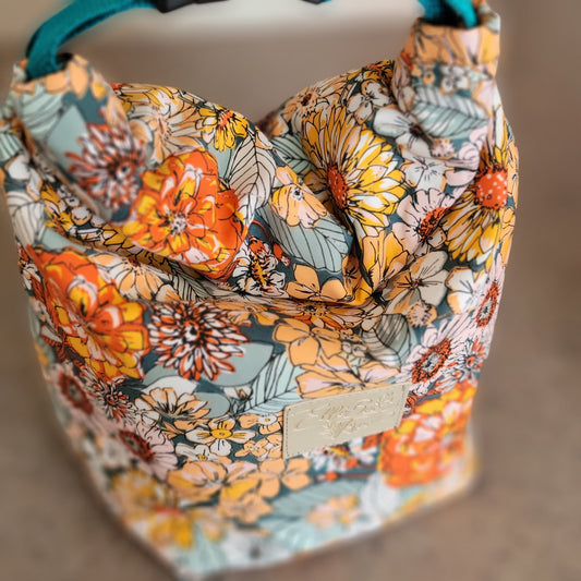 Floral Fiesta Insulated Snacky Sac Lunch Kit