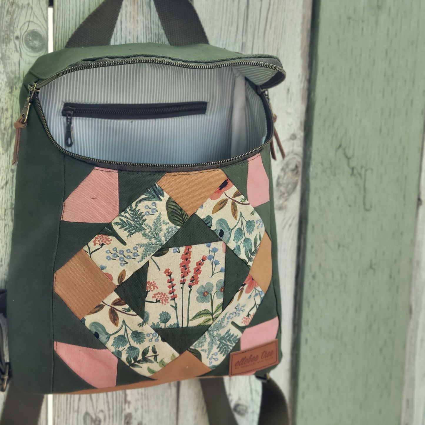 Amalfi Patchwork Maven Minimalist Backpack SAMPLE