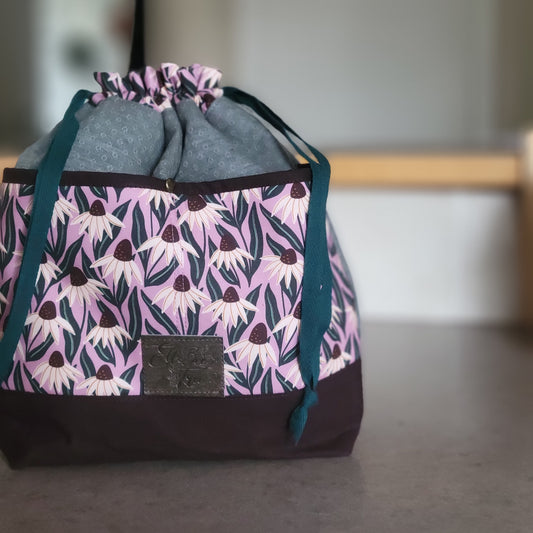 Coneflower Deluxe Drawstring