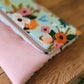 Mint & Pink Rifle Paper Co. Mini Foldover Clutch