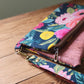 Navy Rifle Paper Canvas Mini Foldover Clutch