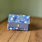Blue Stella Florals Small Minimalist Wallet