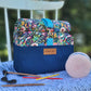 Summer Solstice Florals 'Let's Roll Out' Large Project Bag