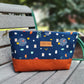 Geometric Two-Tone Weekender