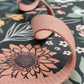 1" (25mm) Blossom Blush Pink Fabric Webbing - Bag Making Supplies