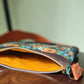 SAMPLE Autum Teal Florals Small Traverse Crossbody