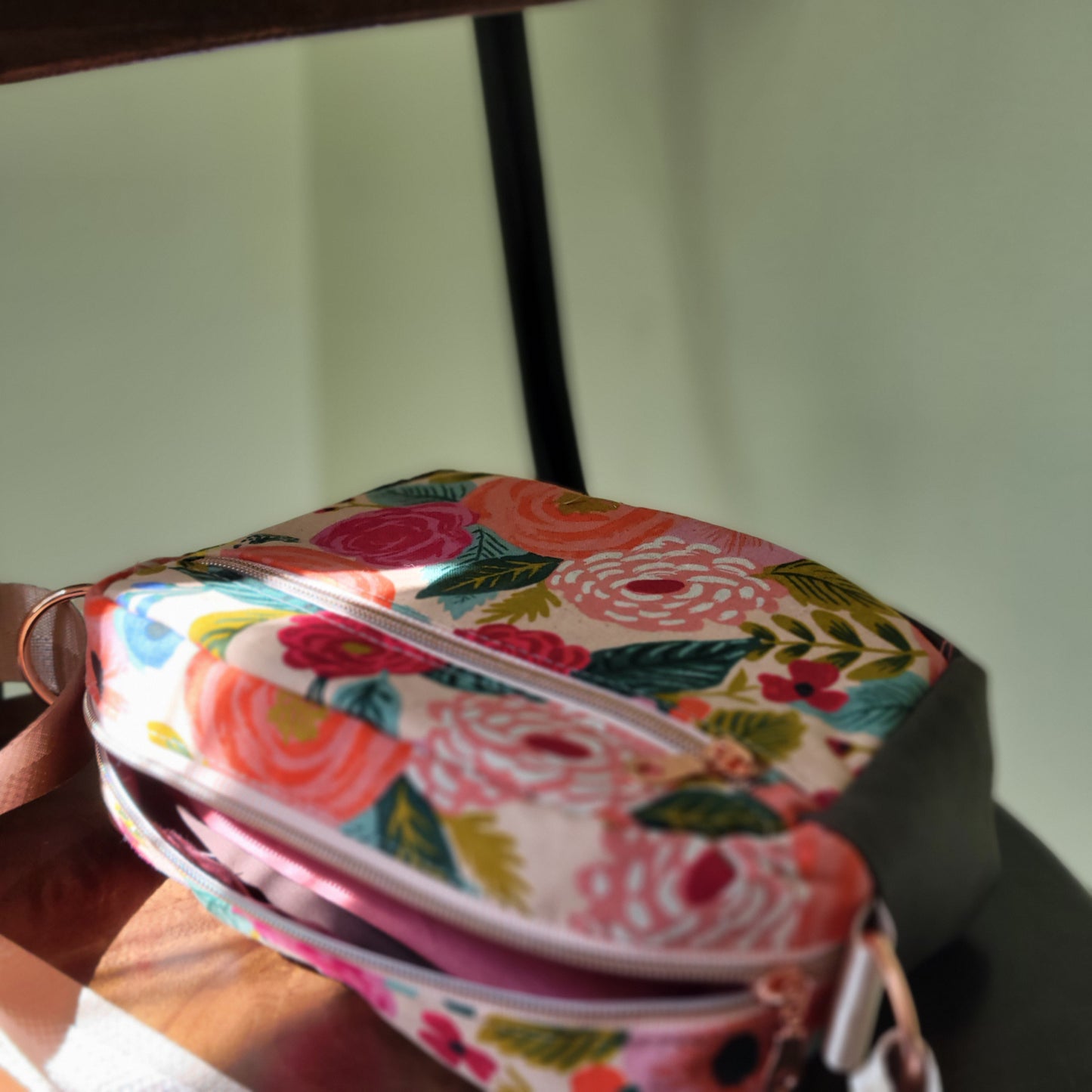 SAMPLE Rifle Paper Canvas Blossom Crossbody Bag