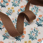 1.25" (32mm) Peanut Brown Fabric Webbing - Bag Making Supplies
