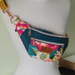Bloomy Teal Florals Ferris Fanny Pack
