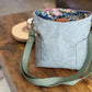 Spring Showers Waxed Canvas Mid-Size Compass Tote
