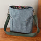 Spring Showers Waxed Canvas Mid-Size Compass Tote