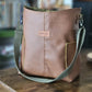 Hazelwood Large Faux Leather Compass Tote