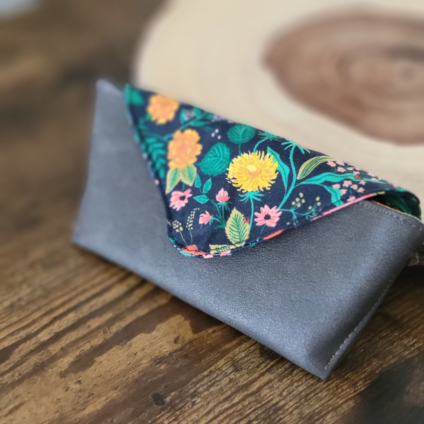 Rifle Paper Poppies Glasses Case