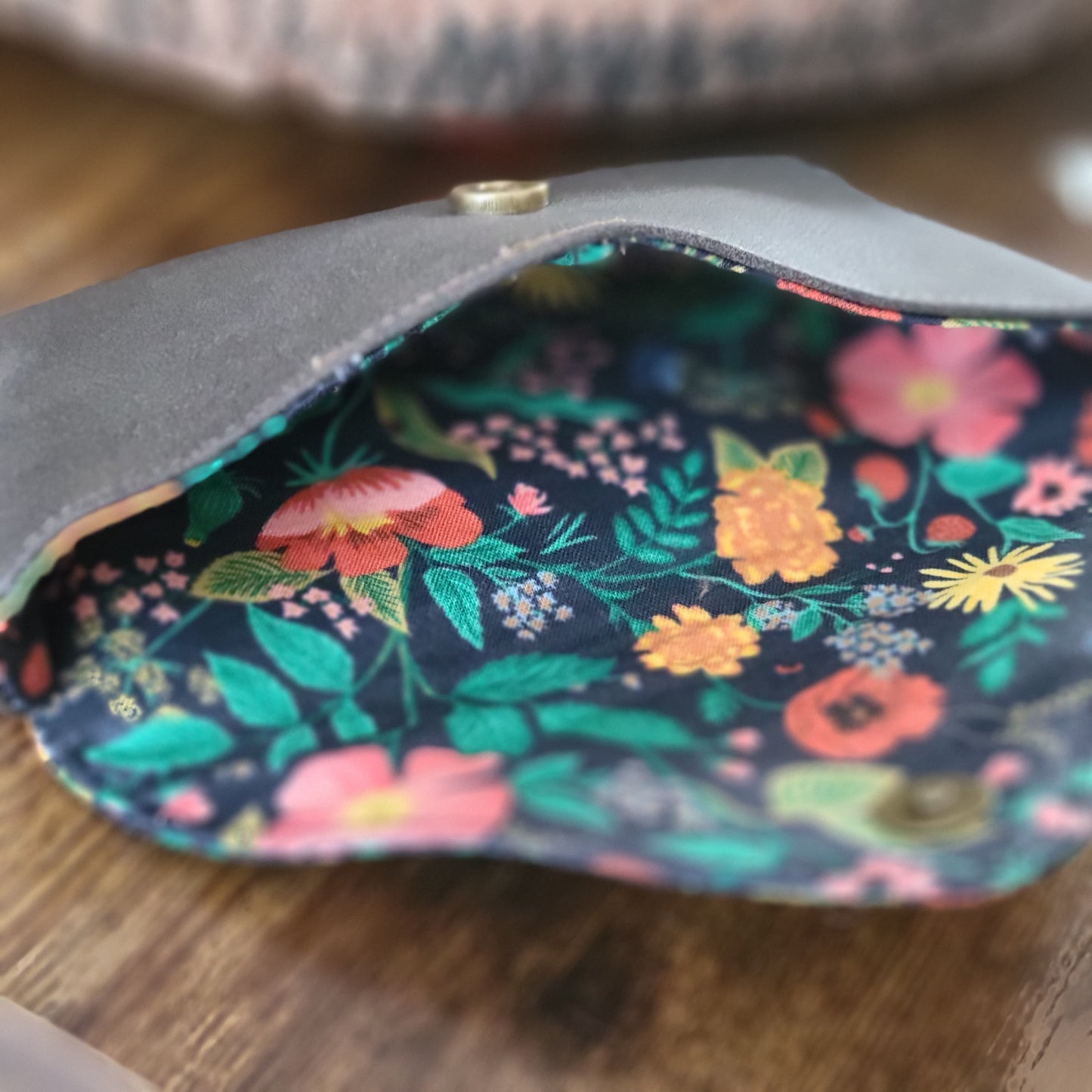 Rifle Paper Poppies Glasses Case